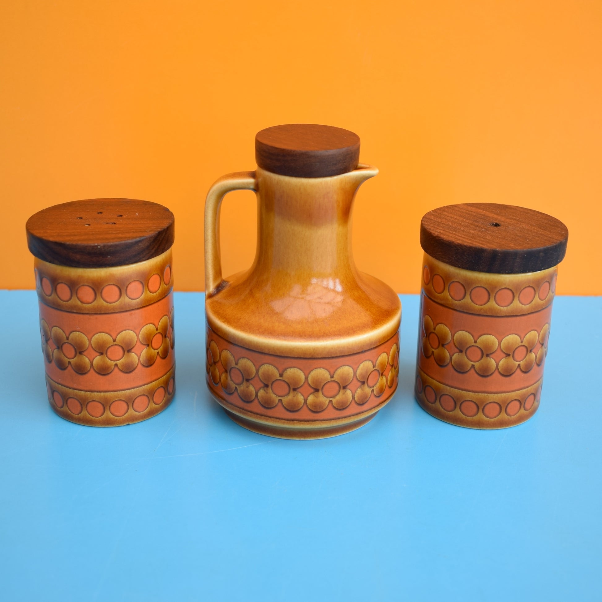 Vintage 1970s Hornsea Saffron Mixed by Pineapple Retro