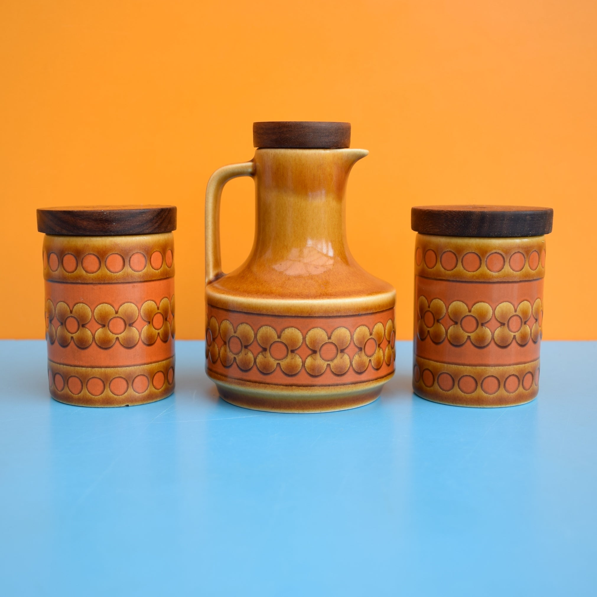 Vintage 1970s Hornsea Saffron Mixed – Pineapple Retro