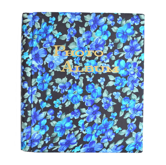 Blue flower photo album 1960s