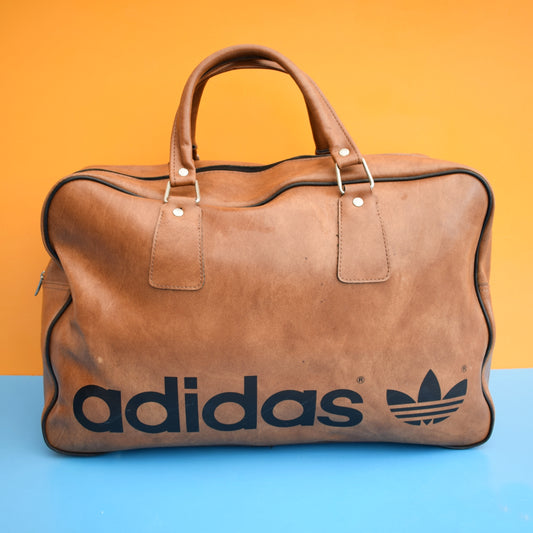 Vintage 1970s Holdall - Adidas - Brown