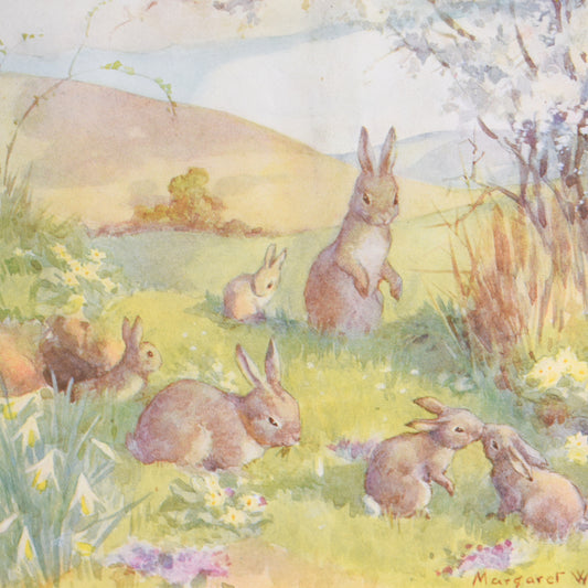 Vintage 1950s Margaret Tarrant Spring Morning Picture by Pineapple Retro