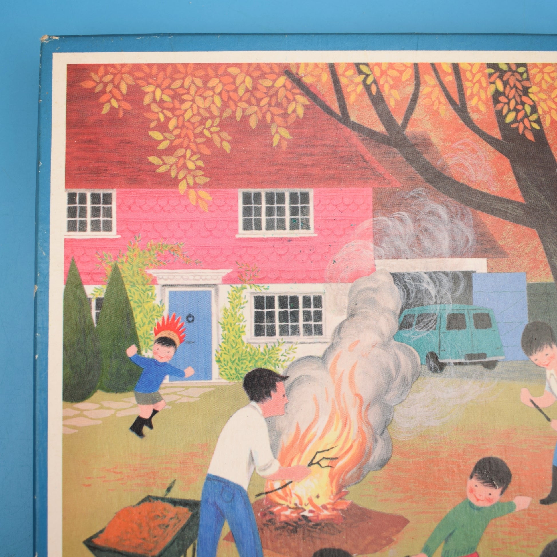 Vintage 1970s Puzzle - by Galt - Bonfire by Pineapple Retro