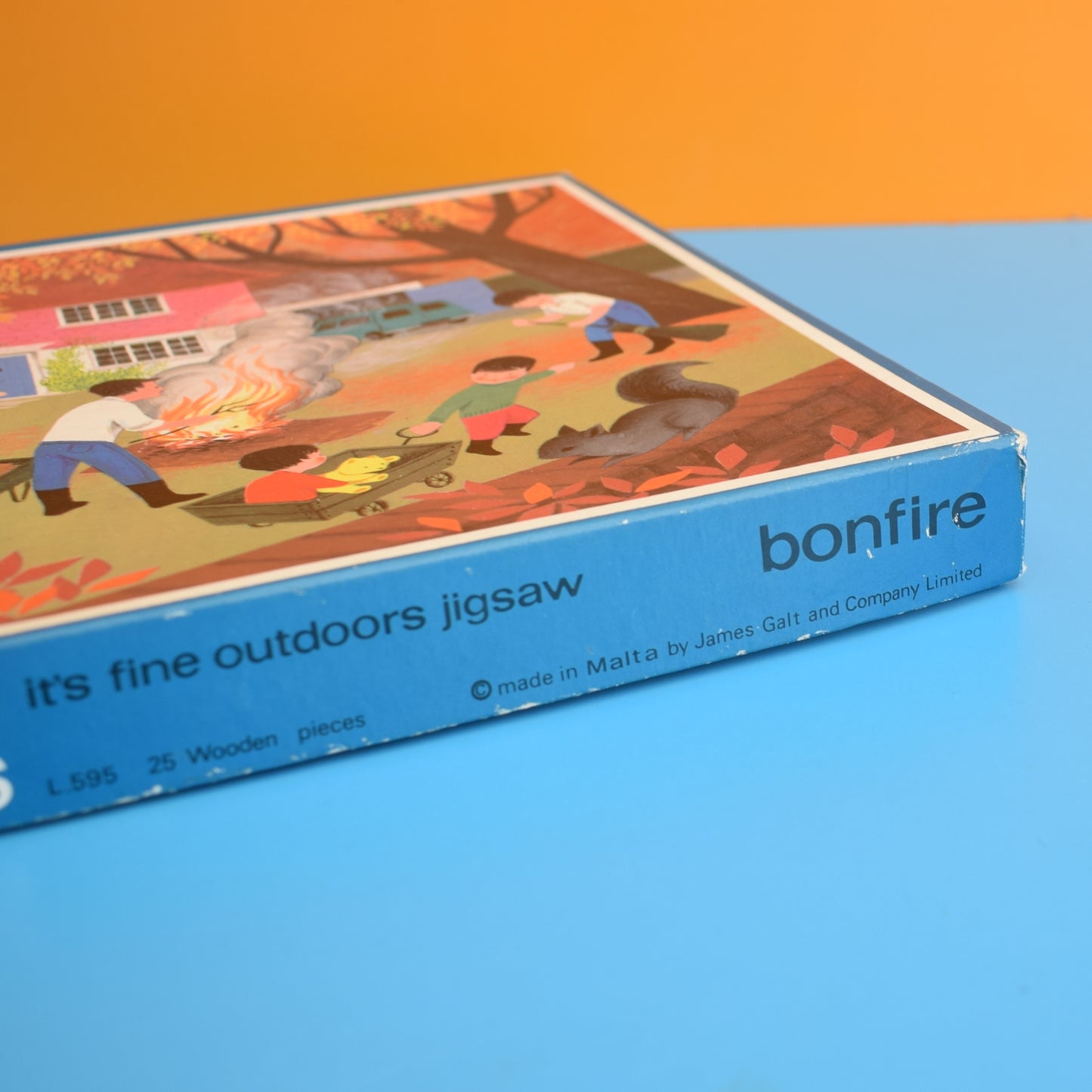 Vintage 1970s Puzzle - by Galt - Bonfire by Pineapple Retro