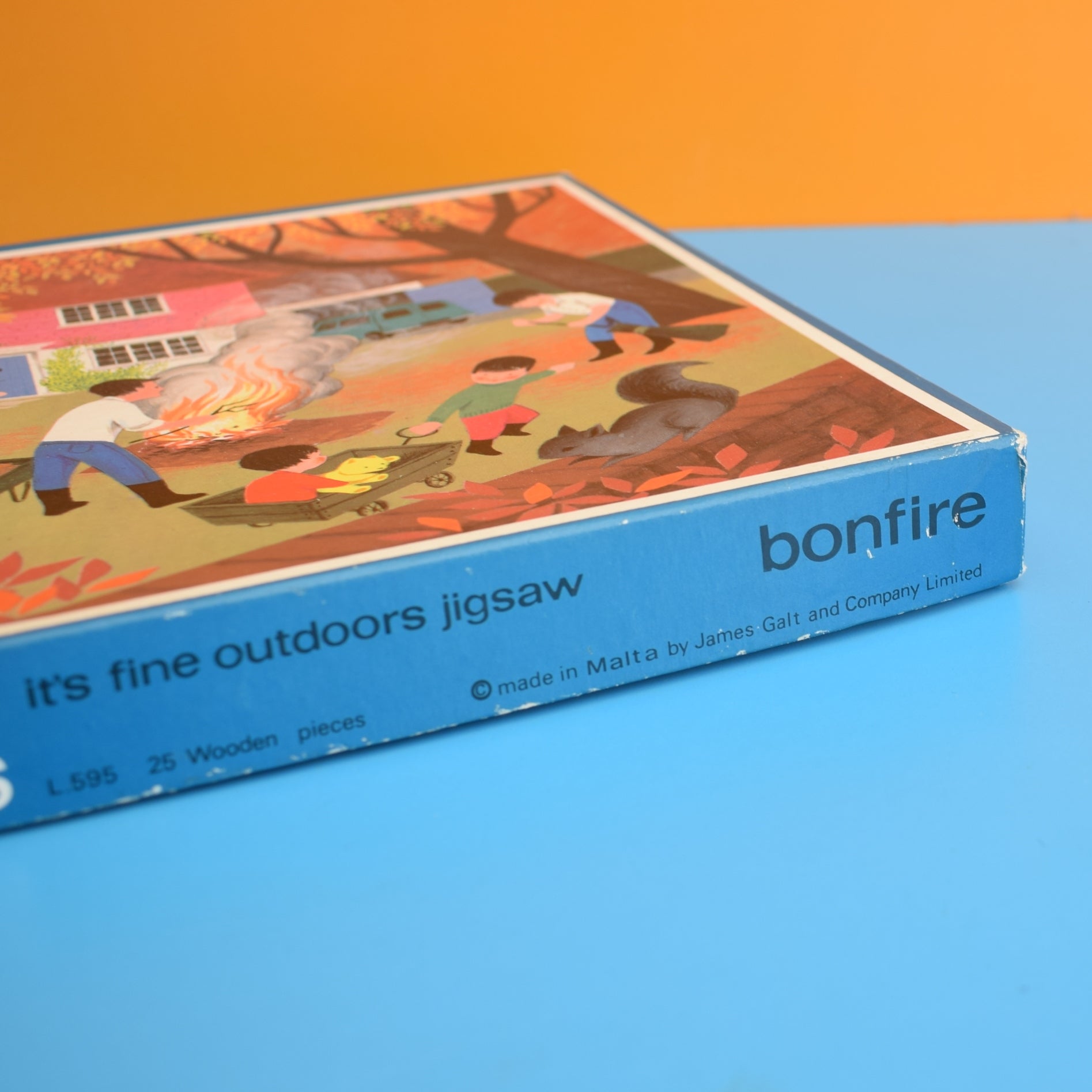 Vintage 1970s Puzzle - by Galt - Bonfire by Pineapple Retro