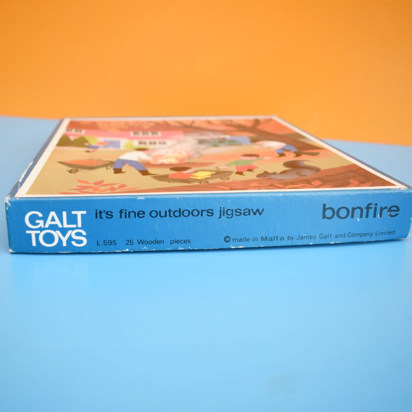 Vintage 1970s Puzzle - by Galt - Bonfire by Pineapple Retro