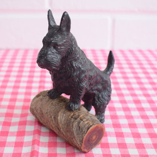 Vintage 1940s Metal Scotty Dog by Pineapple Retro