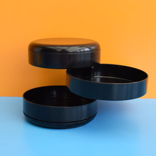 Vintage 1980s Rino Pirovano Desk Tidy - Black by Vintage