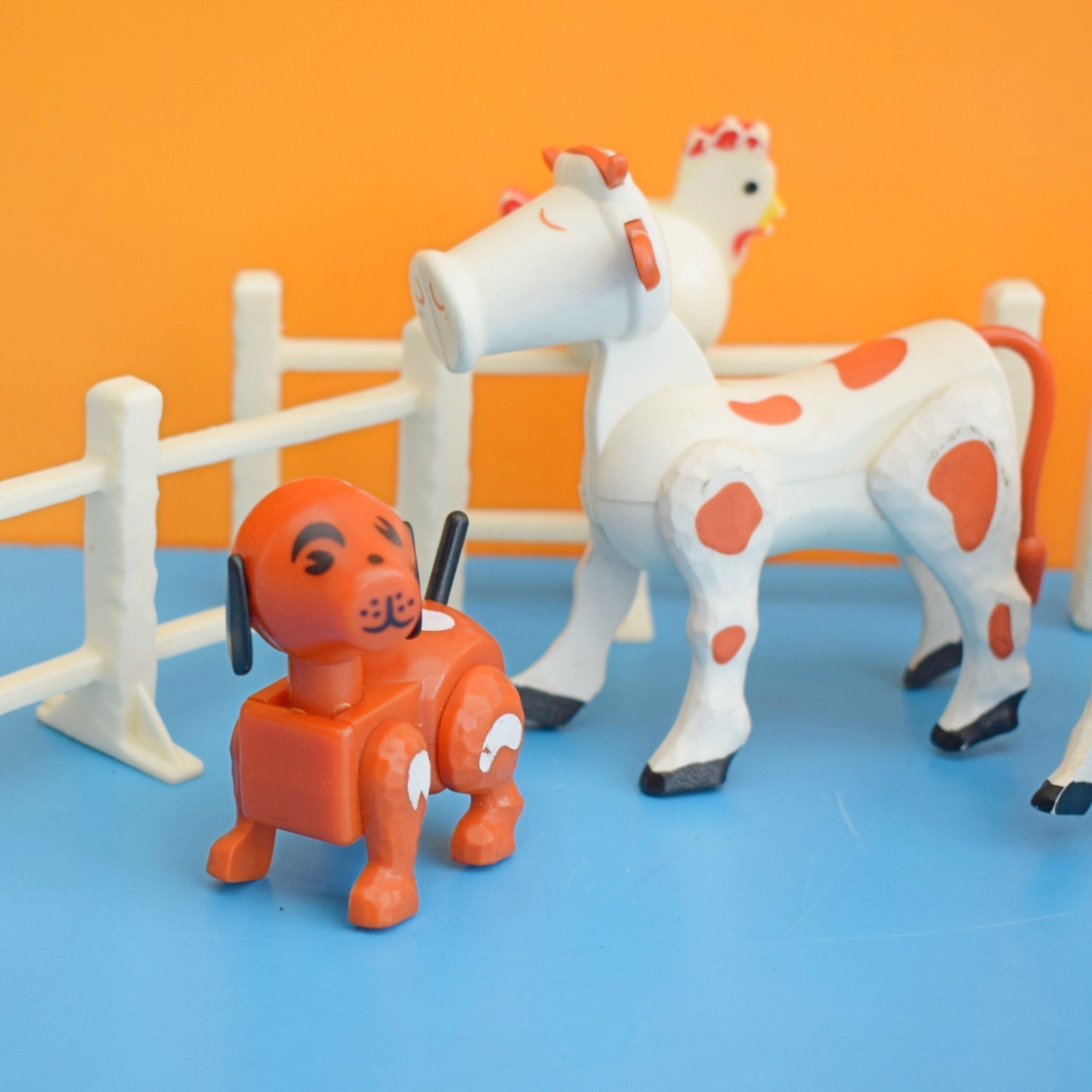 Vintage 1960s Fisher Price Farm Bits Pineapple Retro