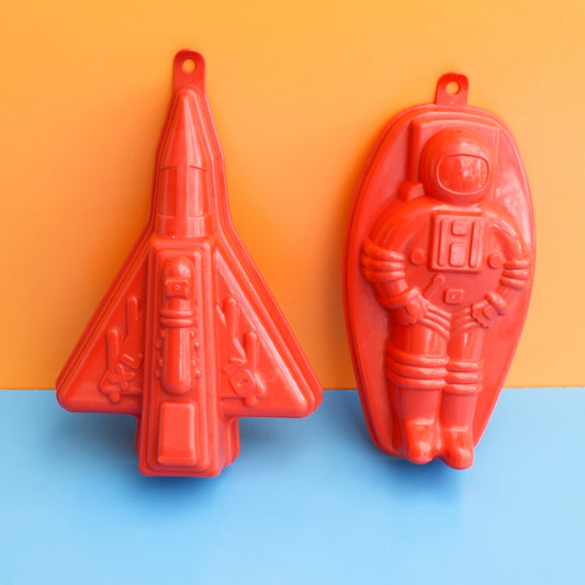 Vintage 1970s Jelly Moulds - Space