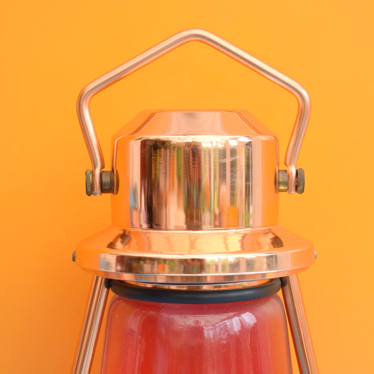 Vintage 1960s Crestworth Copper Traction Engine Lamp MK2
