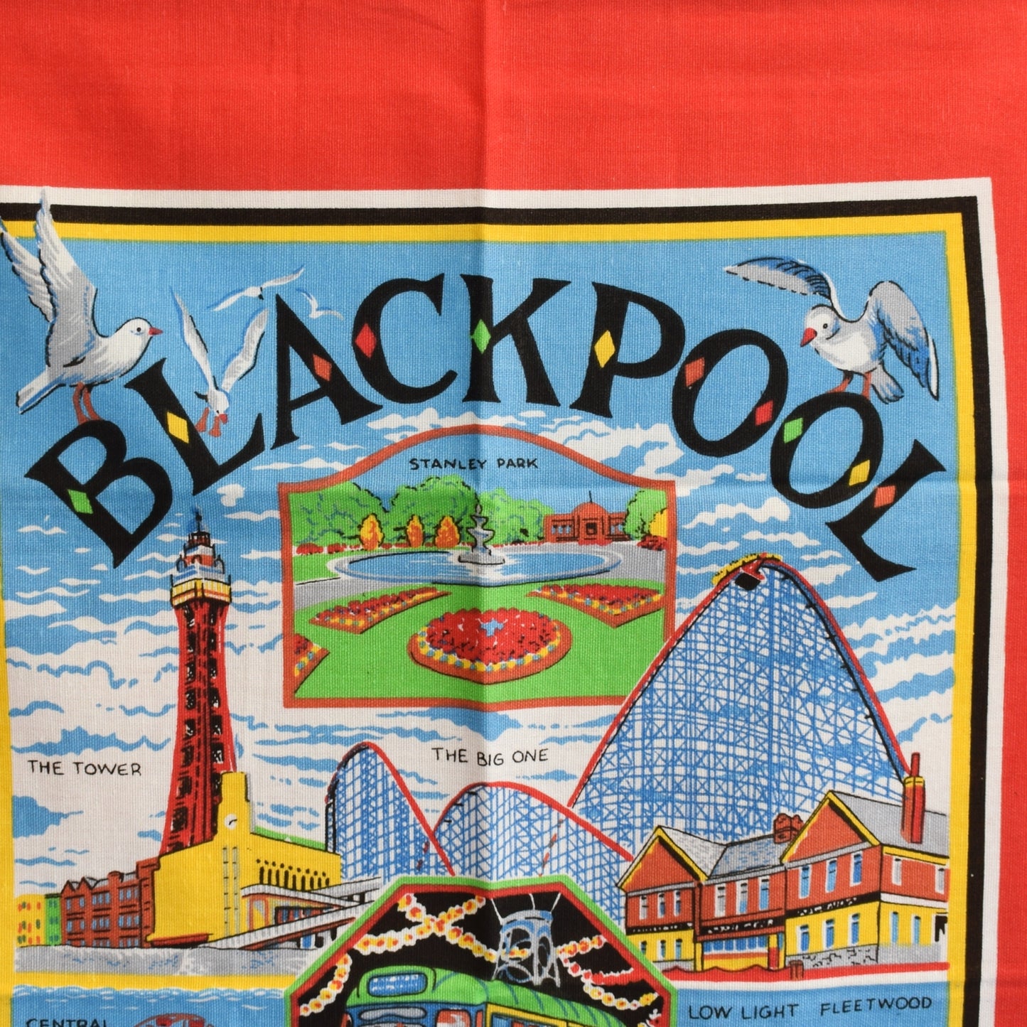 Vintage Tea Towel - Blackpool