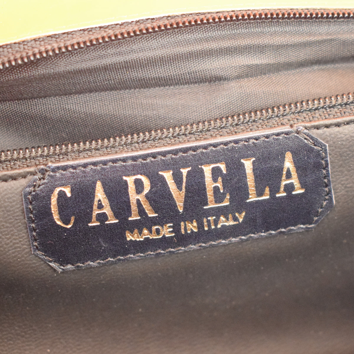 Vintage 1980s Leather Carvela Shoulder/ Clutch Bag - Orange