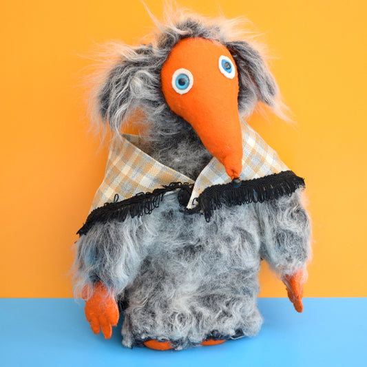 Vintage 1970s Handmade Womble Toy by Pineapple Retro