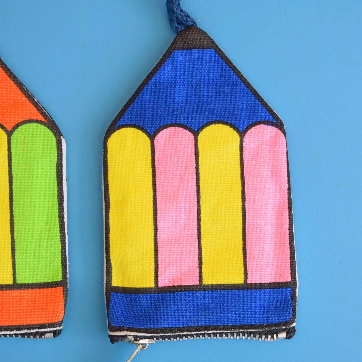 Vintage 1970s Mini Change Purse - Pencil - 2 Colours by Vintage