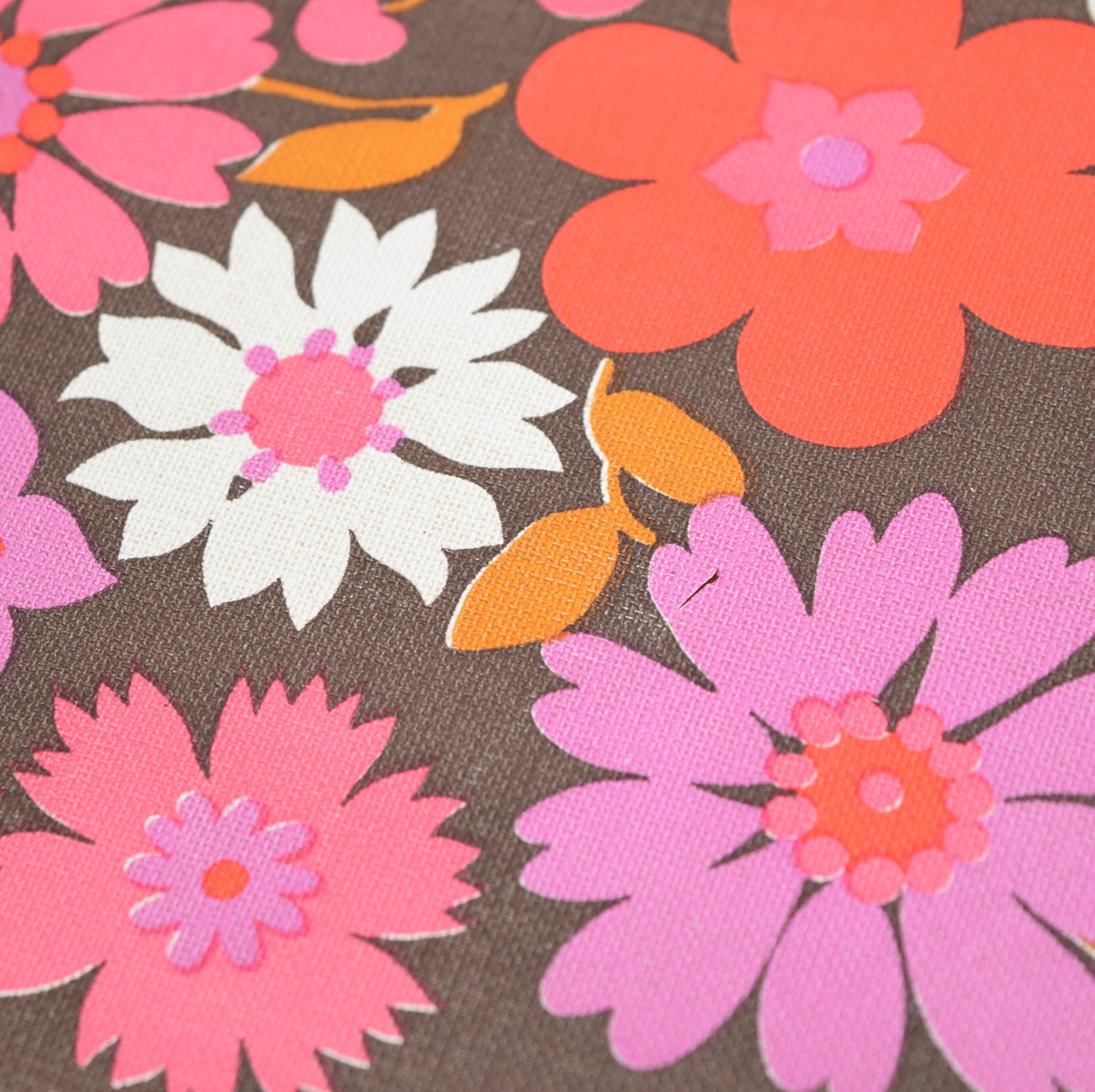 Vintage 1960s Bathroom Scales - Flower Power- Pink & Purple detail