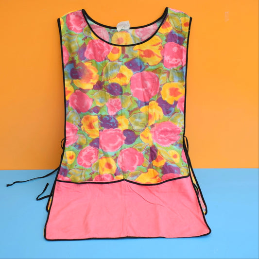Vintage 1960s Tabard / Apron - Flower Power by Vintage