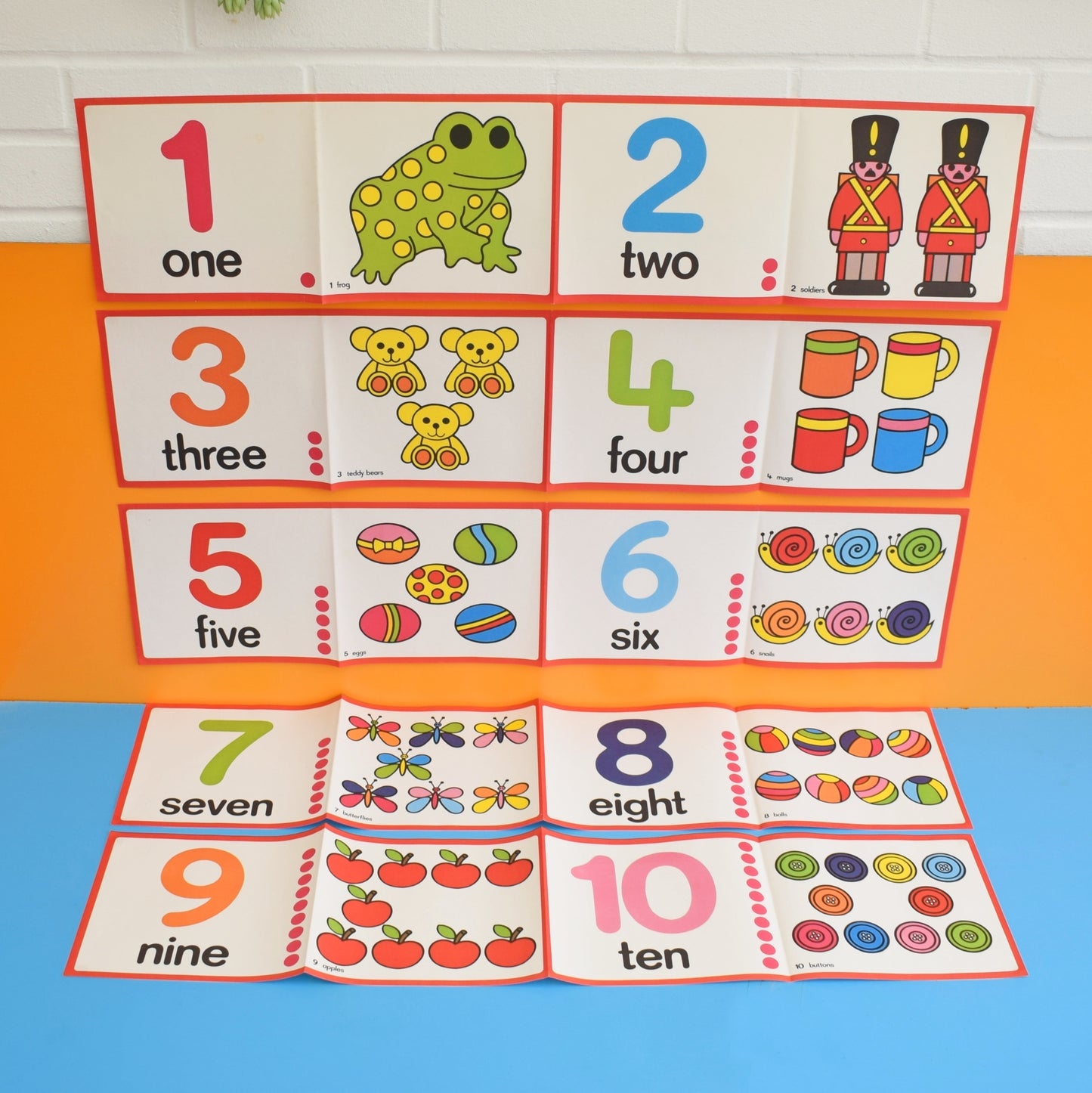 Vintage 1980s Teaching Frieze - Ladybird - Lynn Grundy . by Vintage