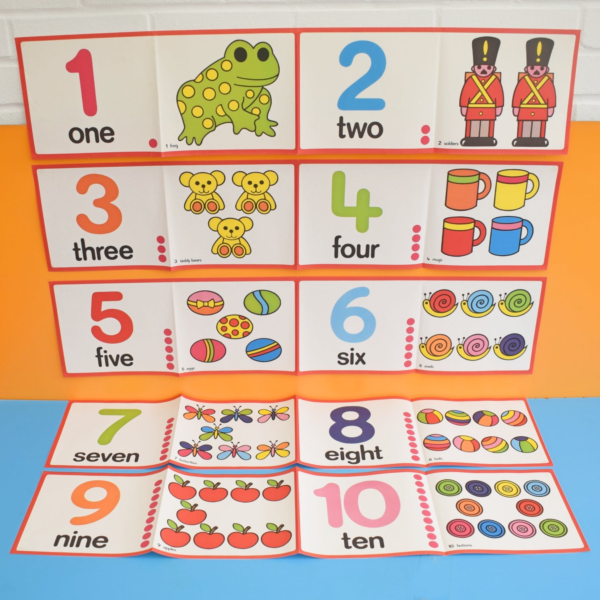 Vintage 1980s Teaching Frieze - Ladybird - Lynn Grundy . by Vintage
