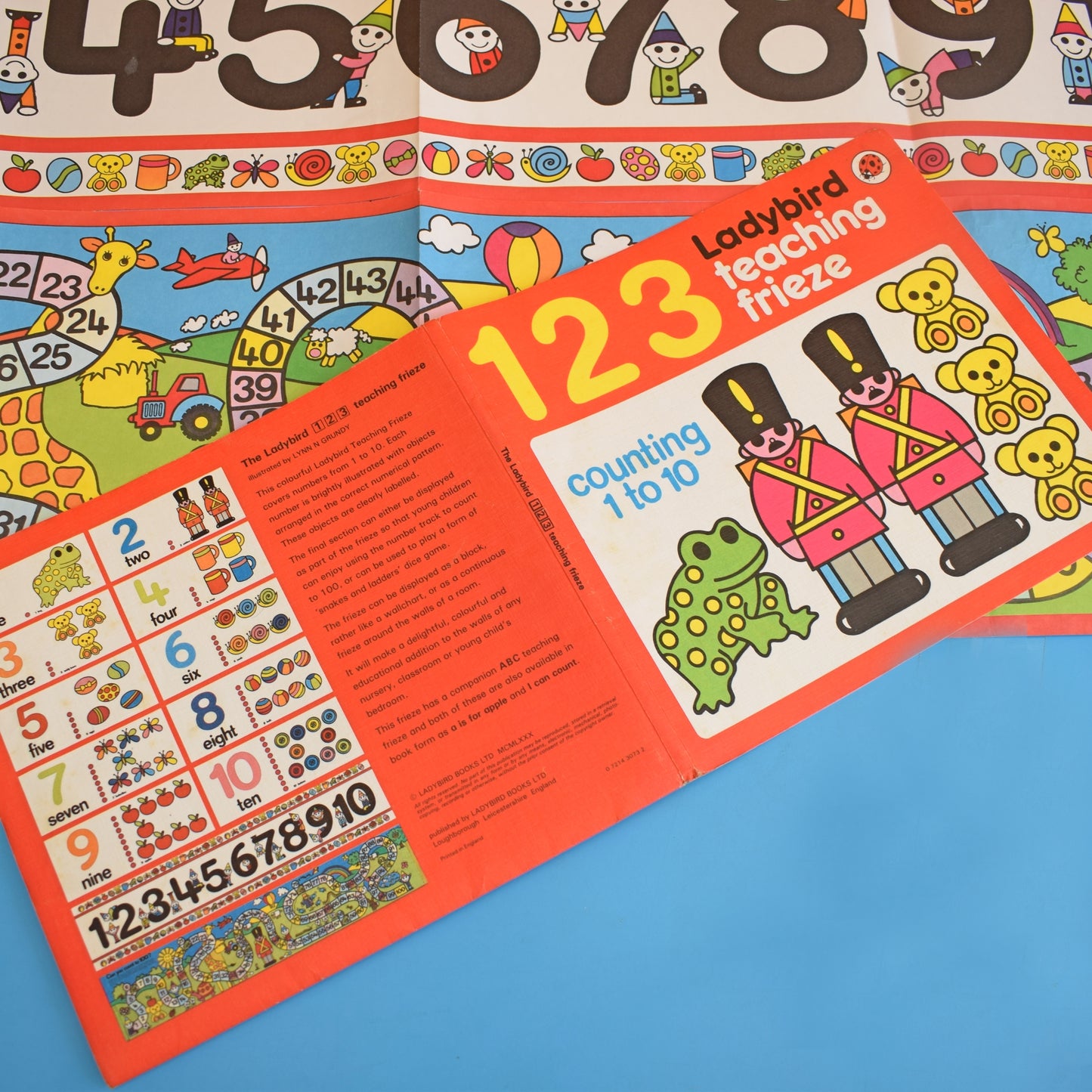 Vintage 1980s Teaching Frieze - Ladybird - Lynn Grundy . by Vintage