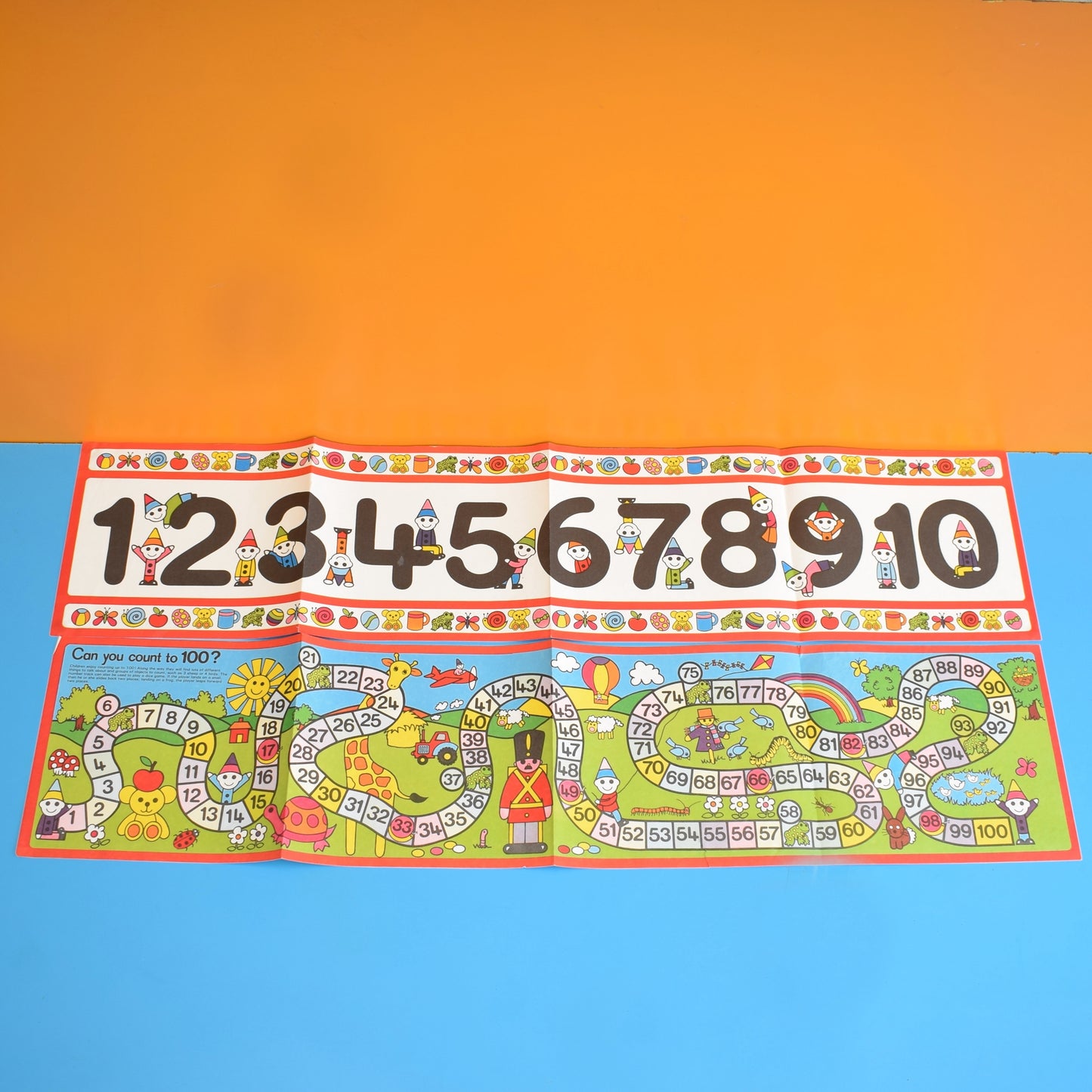 Vintage 1980s Teaching Frieze - Ladybird - Lynn Grundy . by Vintage