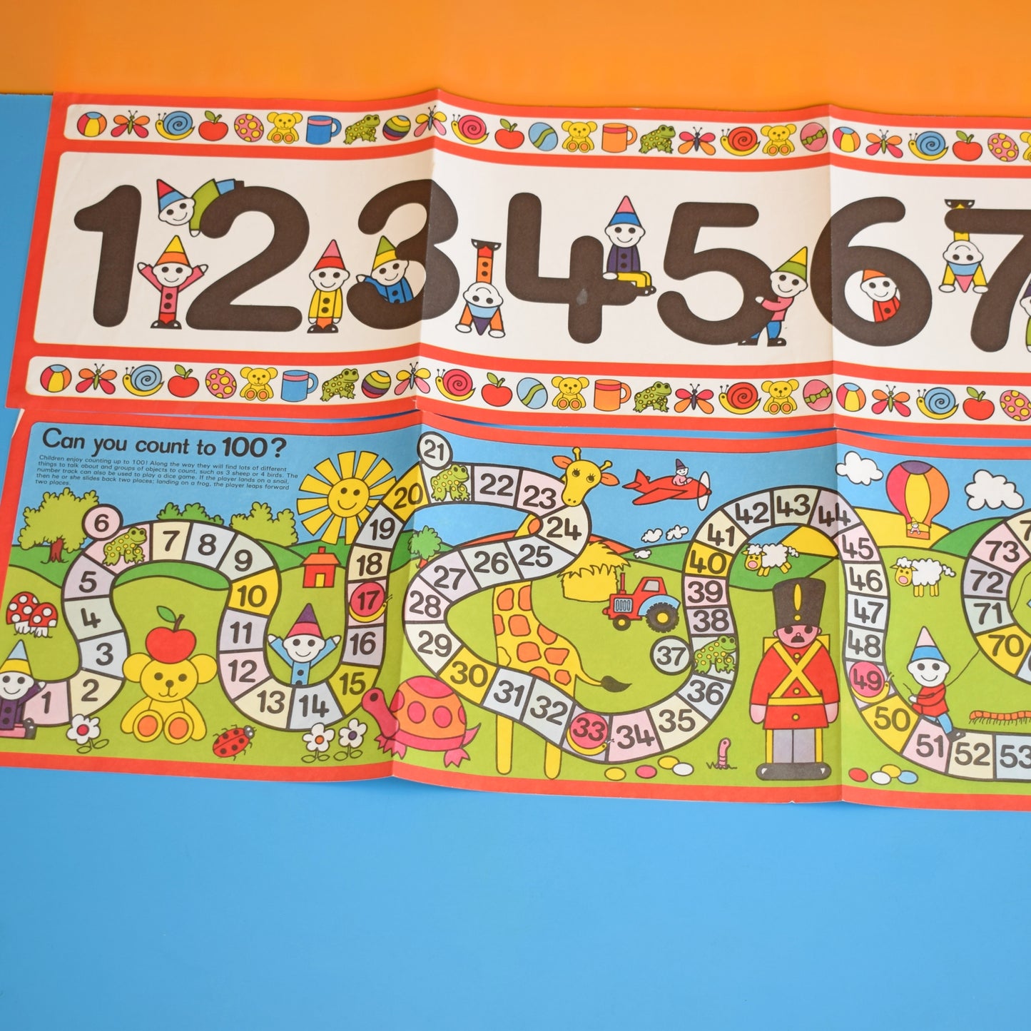 Vintage 1980s Teaching Frieze - Ladybird - Lynn Grundy . by Vintage