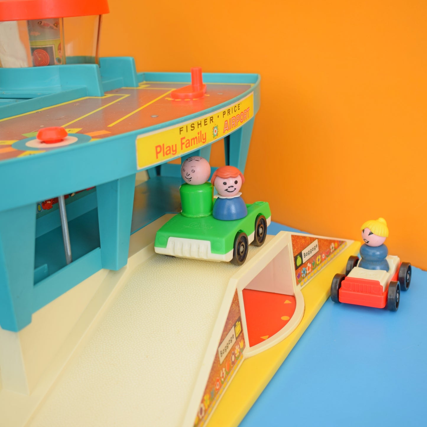 Vintage 1970s Fisher Price Airport & Bits by Pineapple Retro