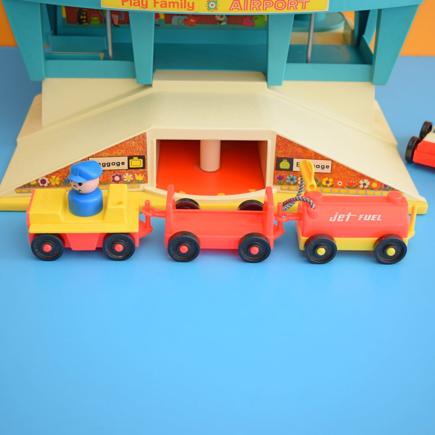 Vintage 1970s Fisher Price Airport & Bits by Pineapple Retro