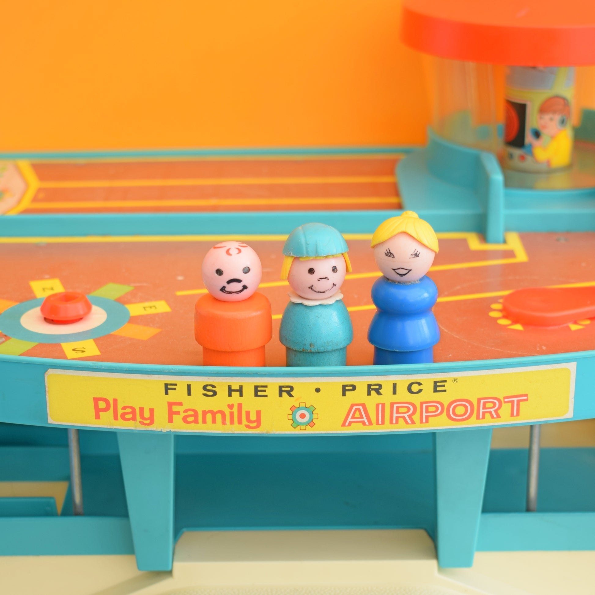 Vintage 1970s Fisher Price Airport & Bits by Pineapple Retro