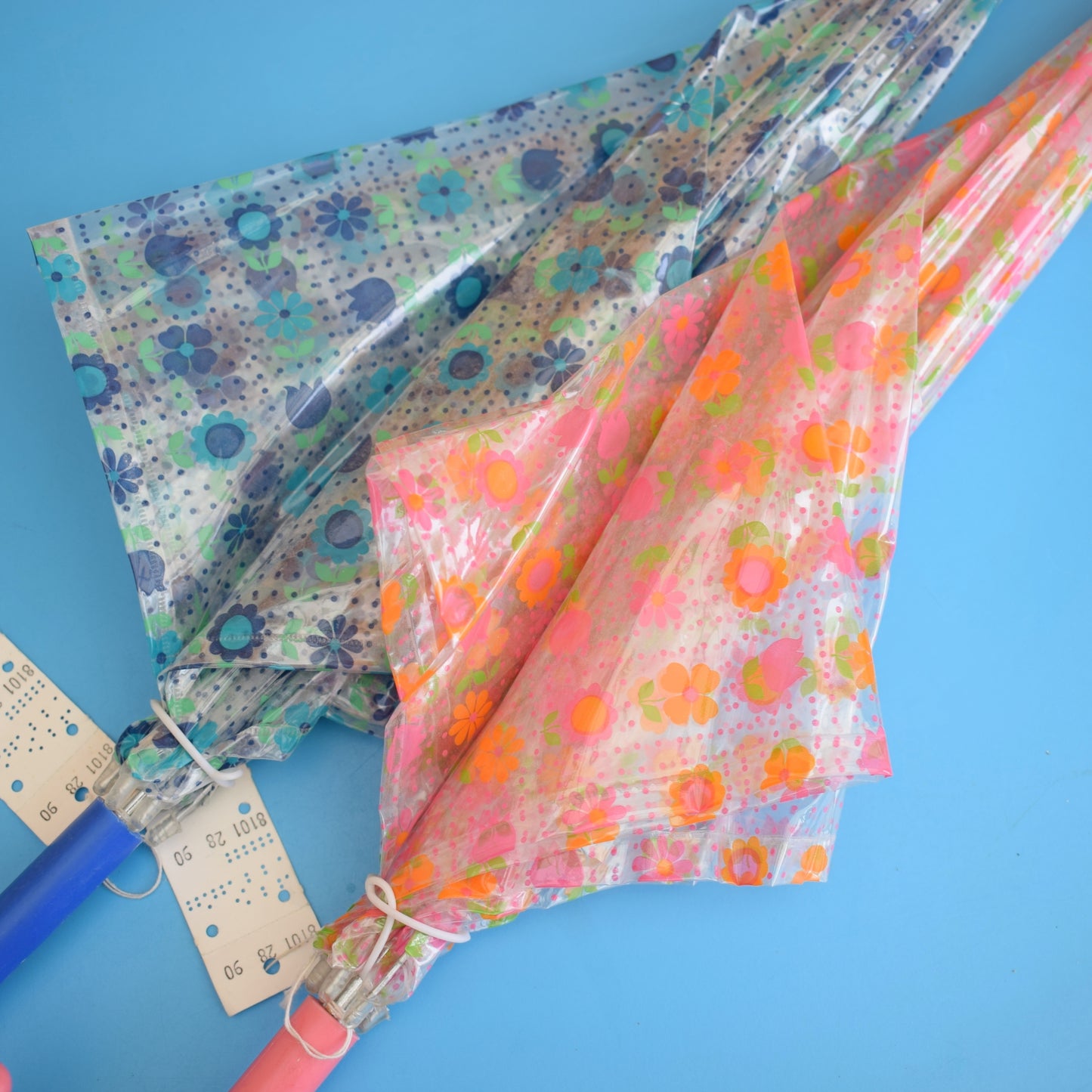 Vintage 1970s Kids Umbrella - Flower Power