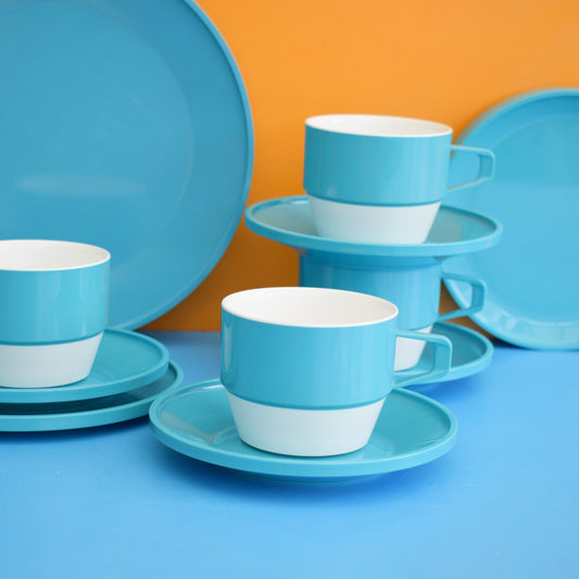 Vintage 1960s Plastic Melamine Ekco Nova- Turquoise