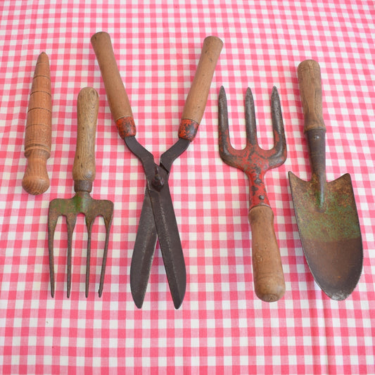 Vintage Hand Tools - Garden Tools by Pineapple Retro