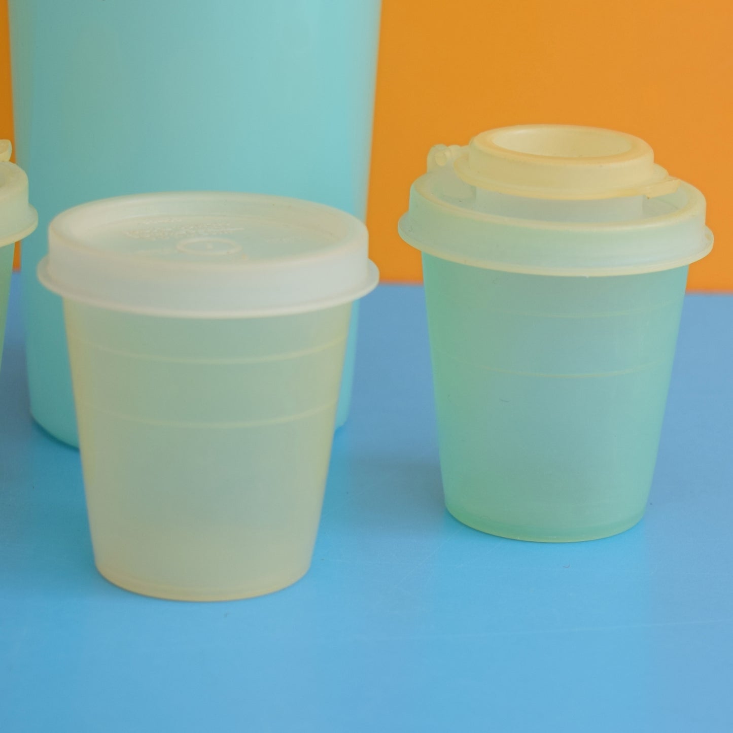 Vintage 1960s Tupperware Sugar Sifter / Mini Pots