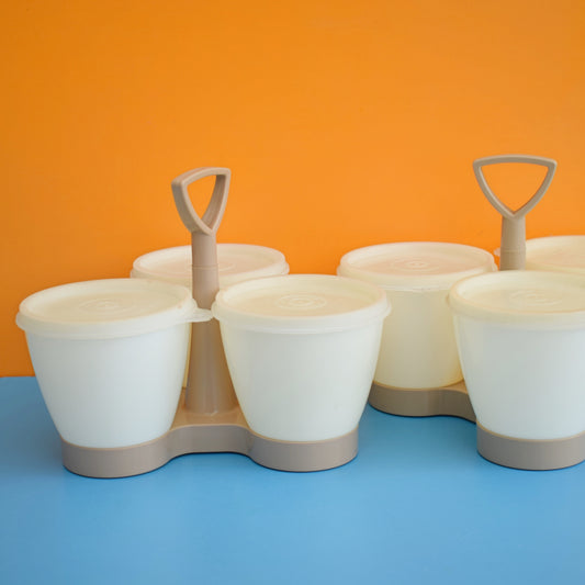 Vintage 1970s Tupperware Dips Sets/ Stands