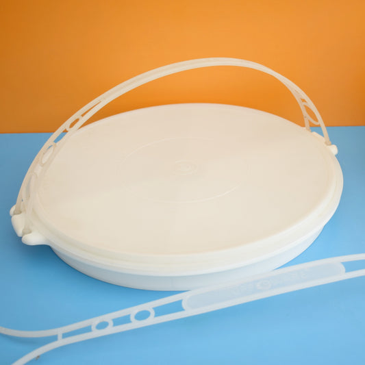 Vintage 1980s Tupperware Cake / Dip Carrier