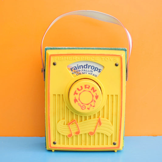 Vintage 1970s Fisher Price Music Box - Raindrops by Pineapple Retro