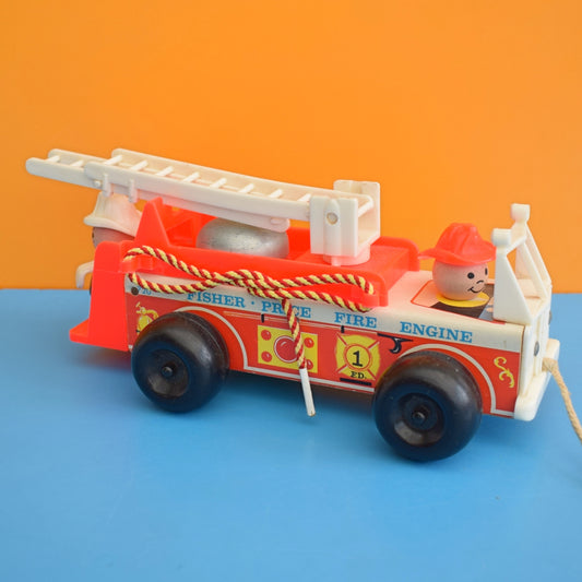 Vintage 1970s Fisher Price - Fire Engine - Classic Toy . by Pineapple Retro