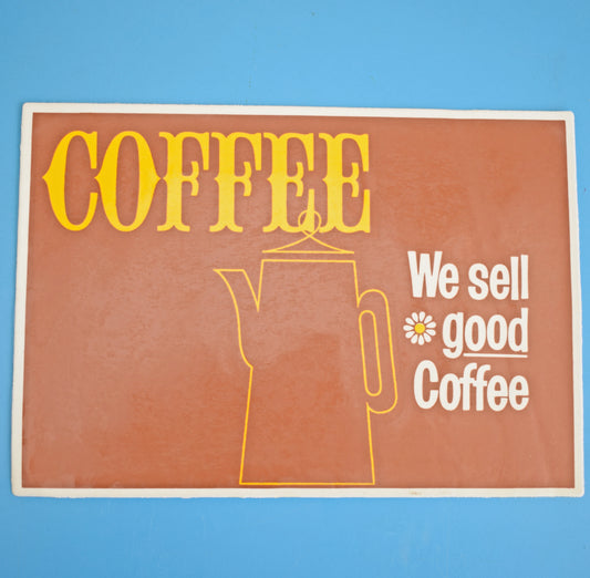 Vintage 1970s Coffee Shop Advertising Stickers by Vintage