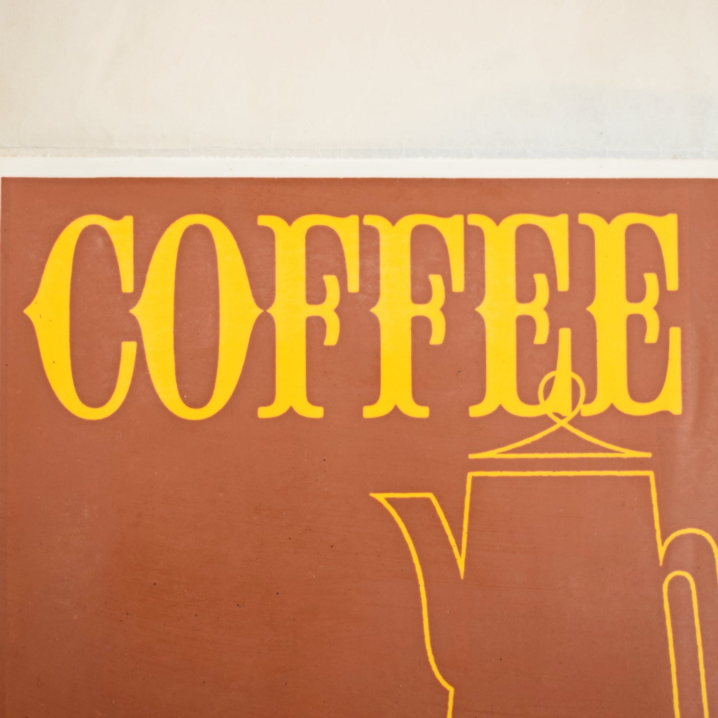 Vintage 1970s Coffee Shop Advertising Stickers