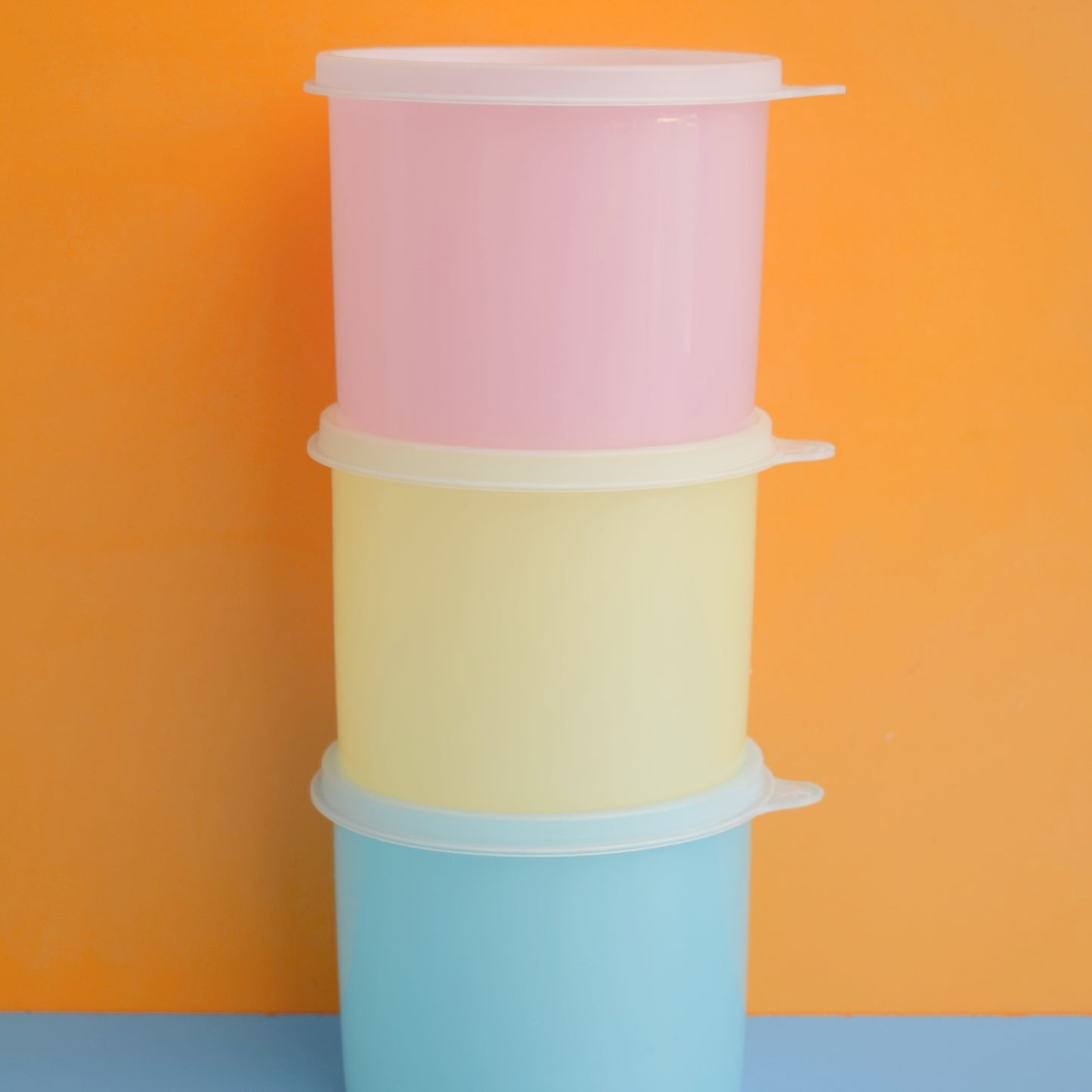 Vintage 1960s Plastic Tupperware Containers