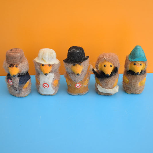 Vintage 1970s Wombles Placemats/ Figures by Pineapple Retro