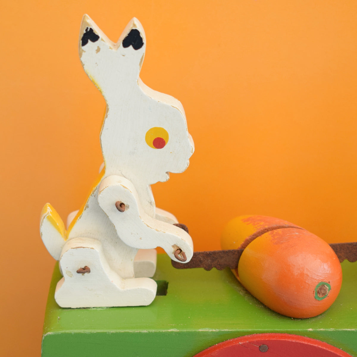 60s Rabbit Vintage 1960s Wooden Wind Up Rabbit Toy – Pineapple Retro