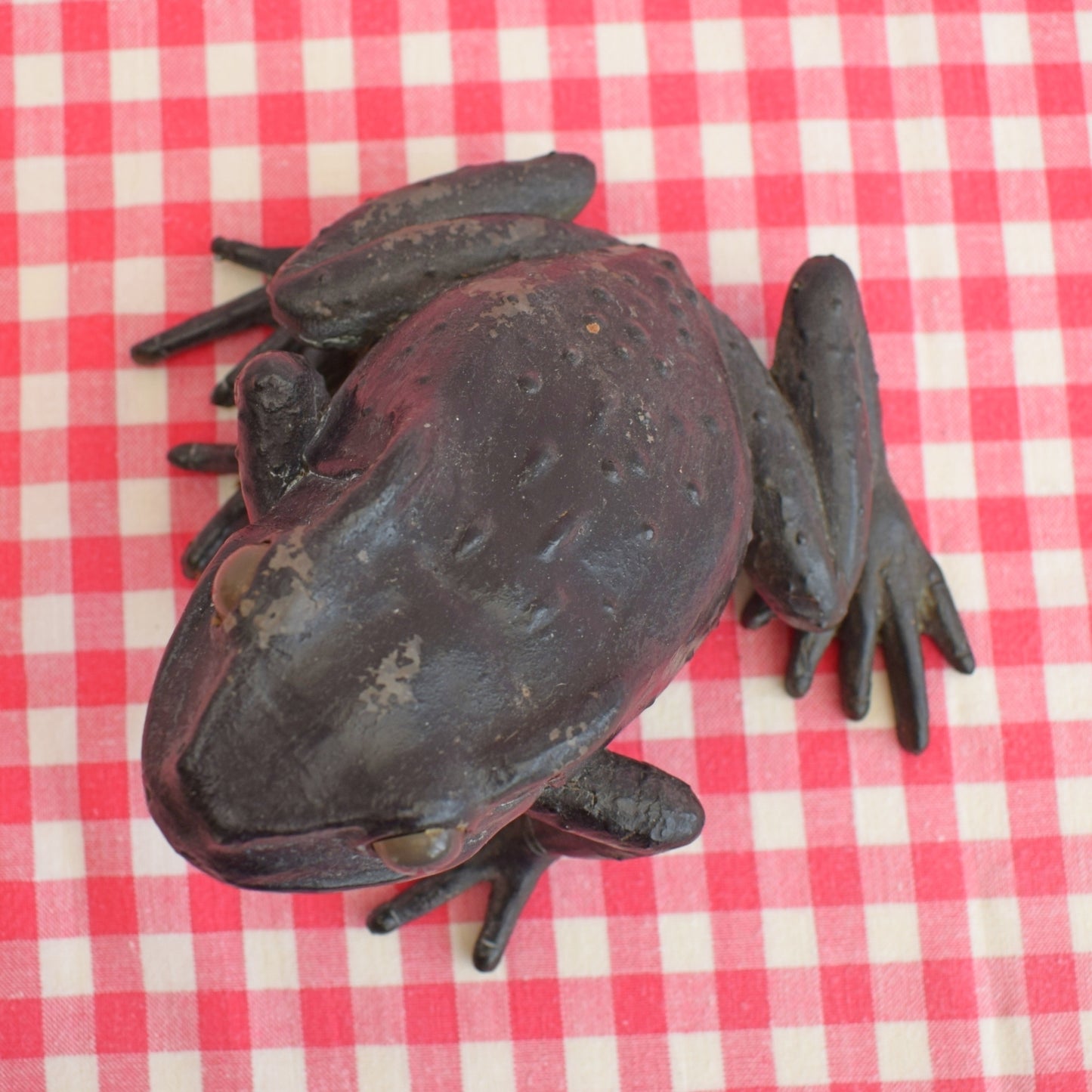 Vintage Realistic Toad / Frog Figure - Life Size