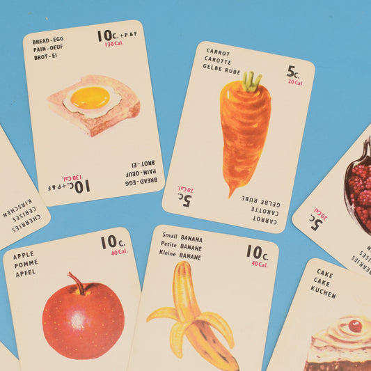 Vintage 1960s Playing Cards - Diet Without Tears