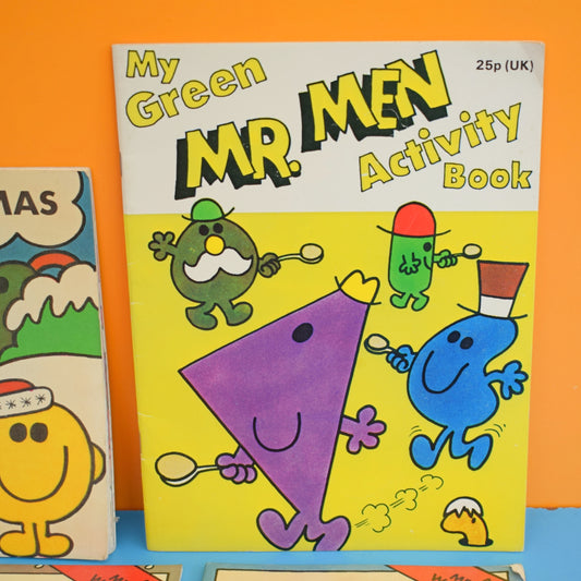 Vintage 1980s Mr Men Big Books by Pineapple Retro