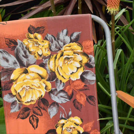 Vintage 1960s Folding Garden Chair -Rose by Vintage