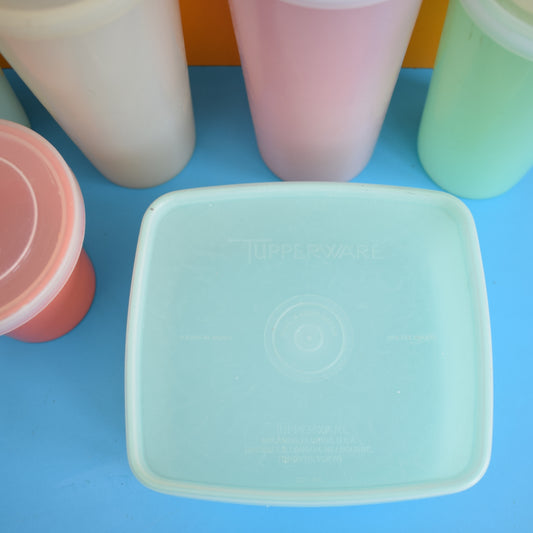 Vintage 1960s Plastic Tupperware / StayFresh - Pastel Shades by Pineapple Retro