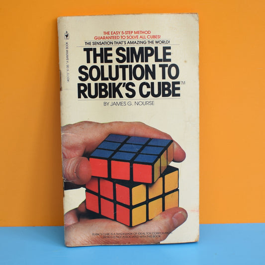 Vintage 1980s Rubik's Puzzle Book - The Simple Solution
