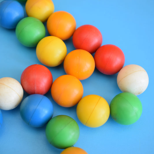 Vintage 1970s Magnetic Marbles - Rainbow by Pineapple Retro
