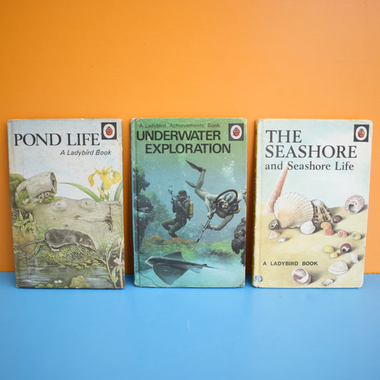 Vintage Ladybird Books - Pond / Sea by Pineapple Retro
