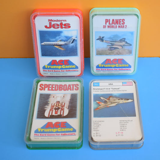 Vintage 1970s Top Trump Cards - x11 Packs by Vintage